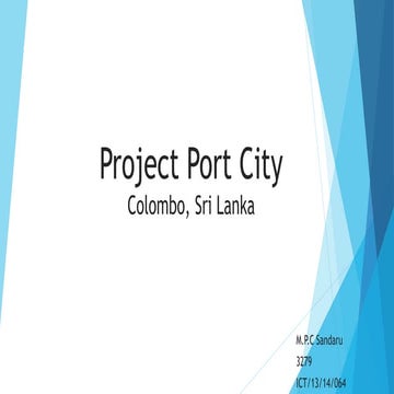 Project port city  colombo, sri lanka