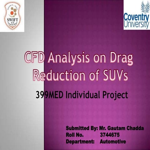 Automobile aerodynamics