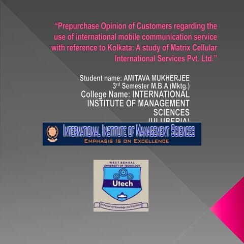 Prepurchse Opinion of customers regarding the use of International Sim Cards