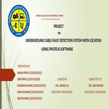 Microcontroller-Based Underground Cable Fault Detection and Location ...