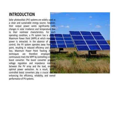 charging of battery from solar supply using buck boost converter | PPTX