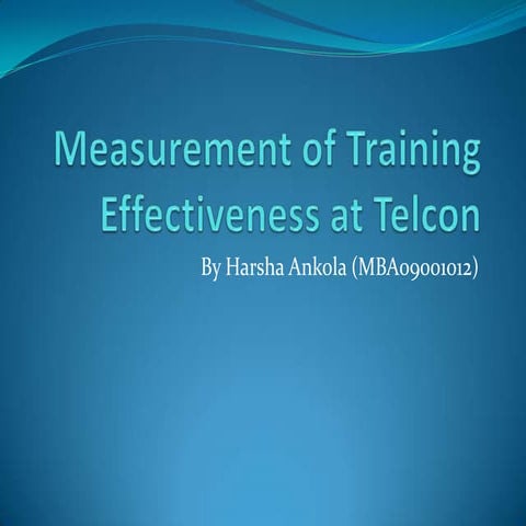 Project presentation