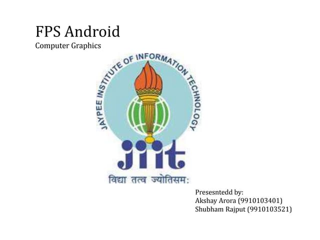 Project presentation FPS