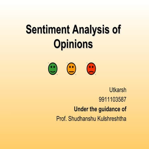 Project presentation