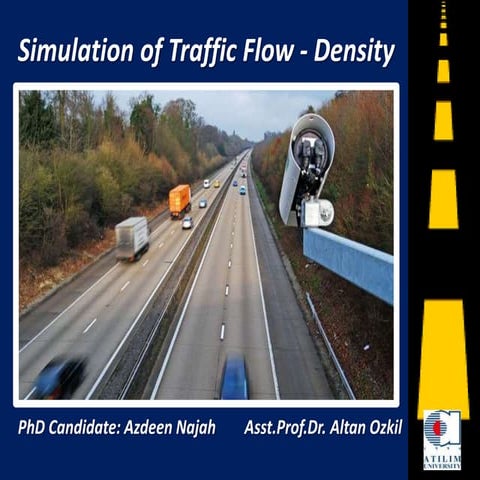 Simulation of Traffic Flow - Density