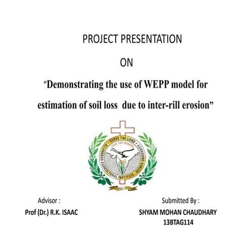 WEPP MODEL
