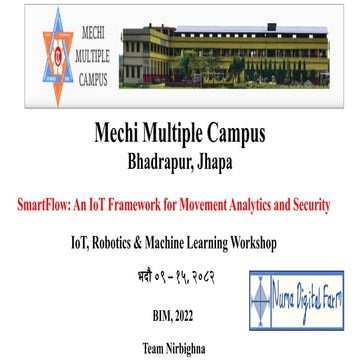 SmartFlow- An IoT Framework for Movement Analytics and Security.pptx