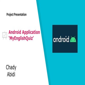 Project presentation -chady abidi