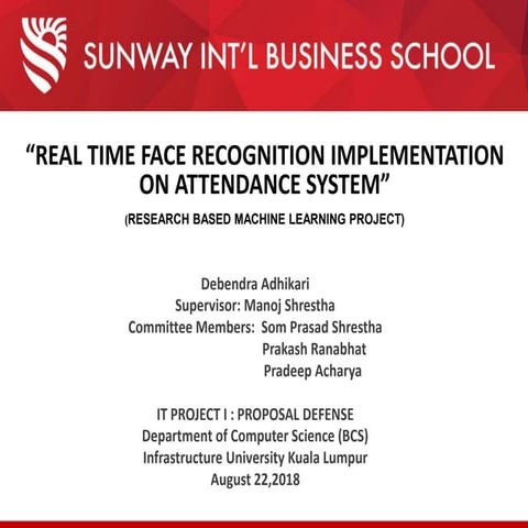 Project presentation by Debendra Adhikari