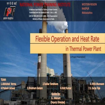 Flexible operation and heat rate in thermal power plant.pptx