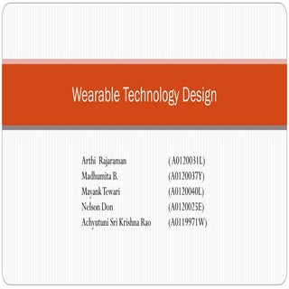 Wearable Technology Design