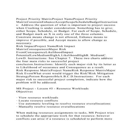 Project Priority MatrixProject NameProject Priority MatrixConstrai.docx