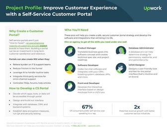 Improve Customer Experience with a Self-Service Customer Portal