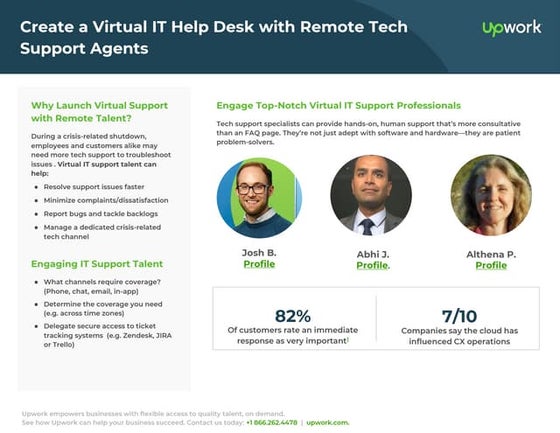 Create a Virtual IT Help Desk with Remote Tech Support Agents