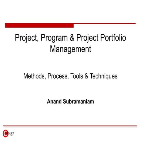 Project project portfolio magament