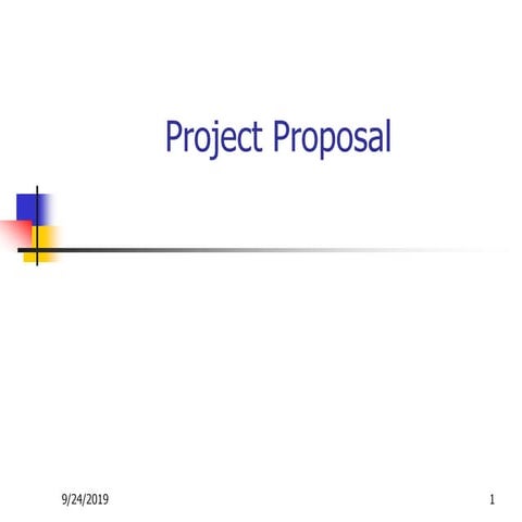 Project proposal