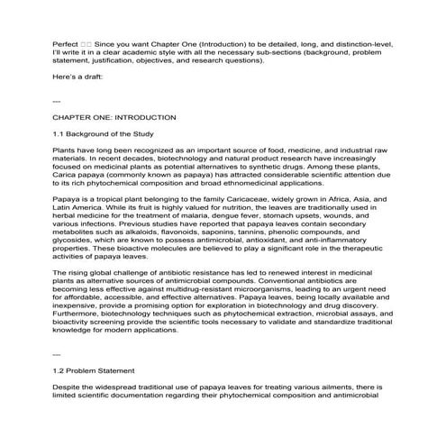 Chapter 1 Research | PPTX