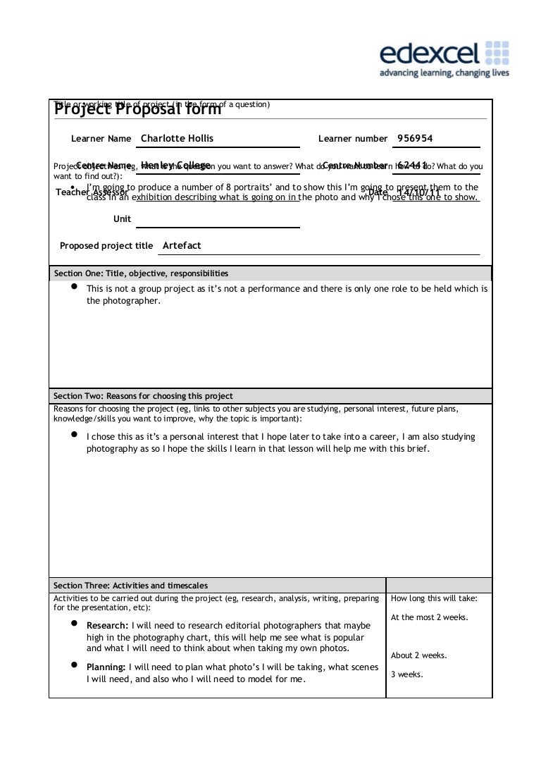 It Project Proposal Template