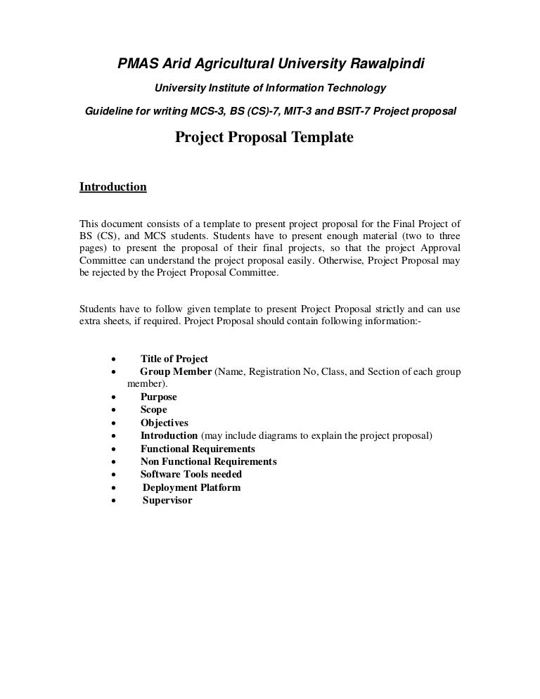 Master thesis proposal ai