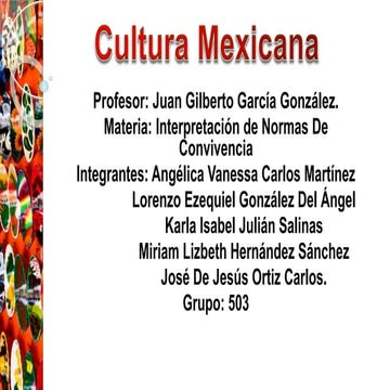 Cultura Mexicana 