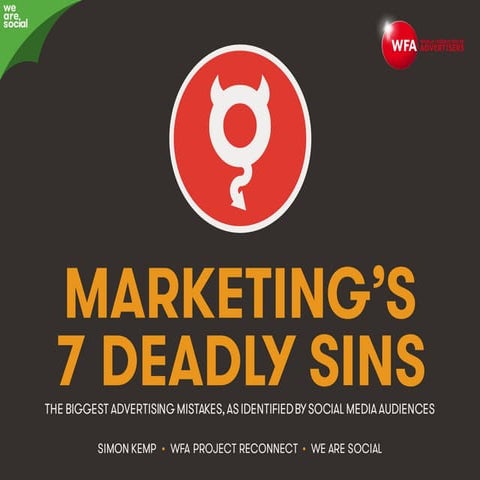 Marketing's 7 Deadly Sins