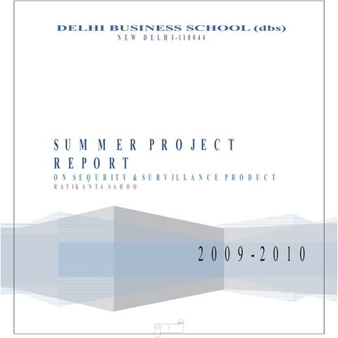 Project report on cctv