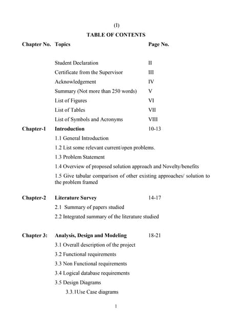 Project report