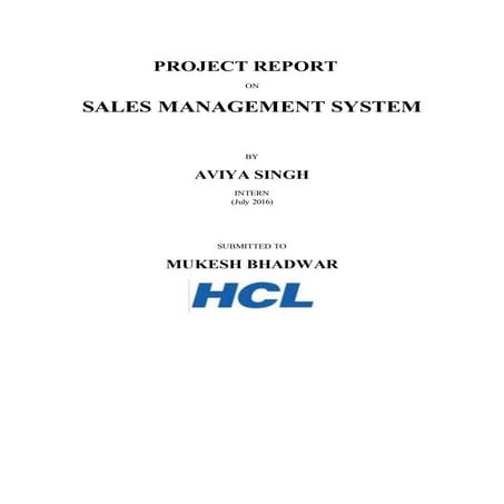 Project report