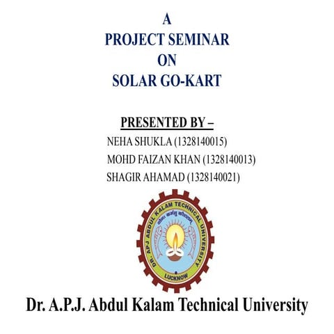 SOLAR CAR PPT