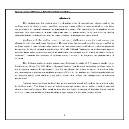 Speech Signal Analysis | PPTX