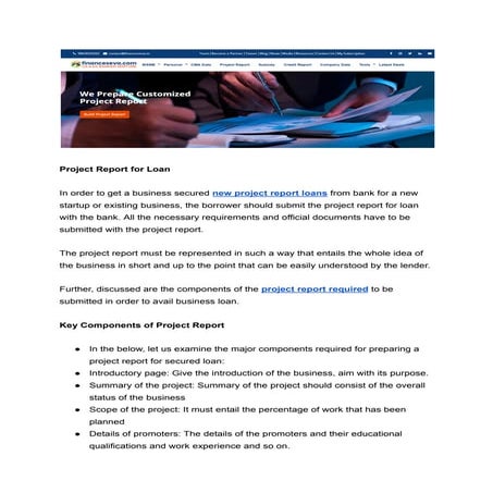 Project Report for Loan
