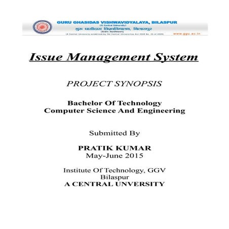 Issue Management System