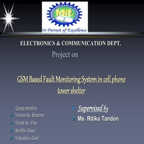 fault monitring system