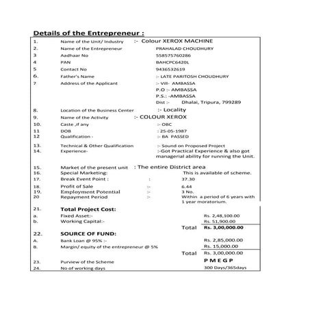 Project report on colour xerox 
