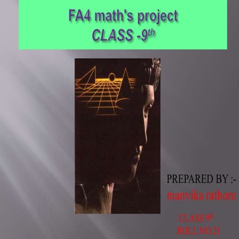 Project report on maths