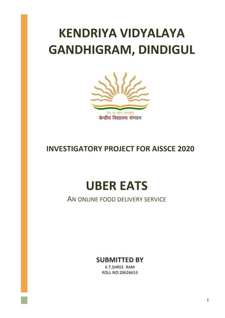 An Online Food Ordering Service