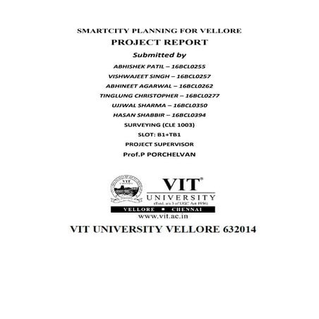 Project report smart city