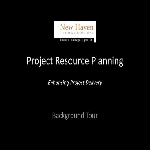 Project resource planning