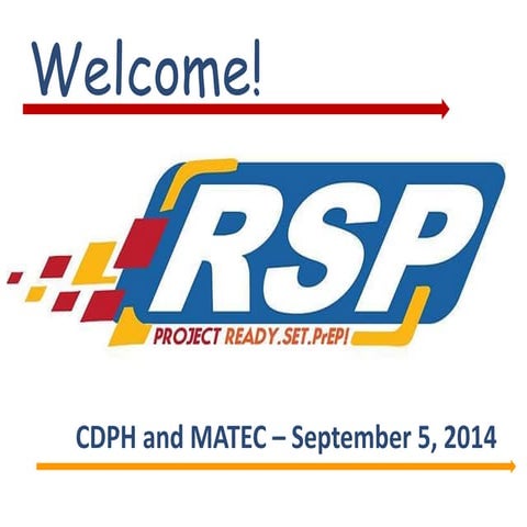 Project Ready, Set, PrEP! training on PrEP - Updated 9/5/14