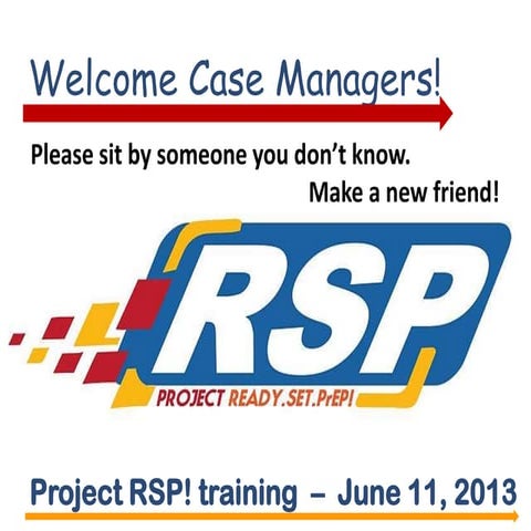 Project RSP! Training on PrEP for HIV Prevention