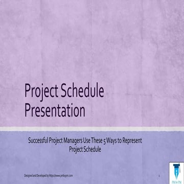 Successful Project Managers Use These 5 Ways to Represent Project Schedule
