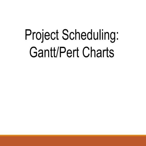 Project Scheduling