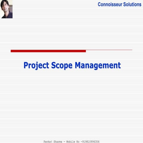 Project Scope Management - PMBOK 5th Edition