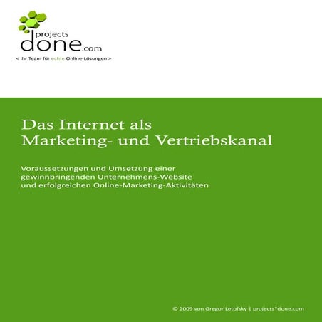 Whitepaper: Das Internet als Vertriebskanal
