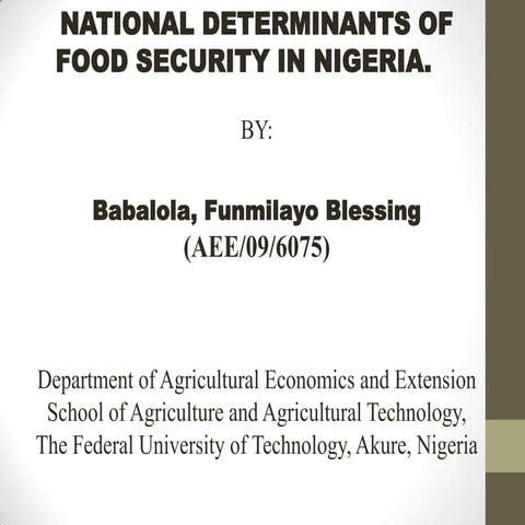 Project seminar presentation