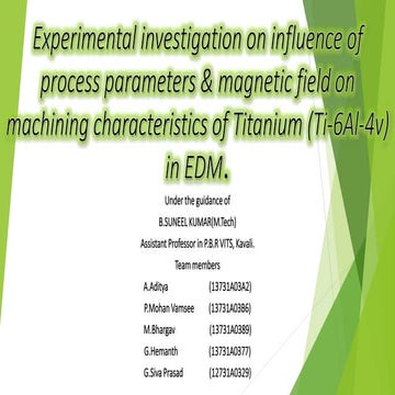 PPT on Electric Discharge Machining .pptx
