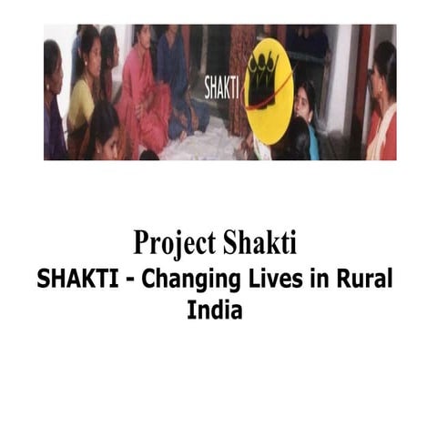 HUL Project Shakti