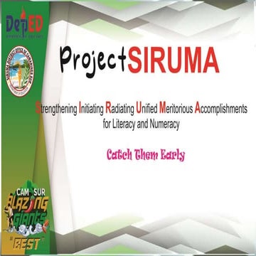 PROJECT SIRUMA strengthening initiating reading  .pptx