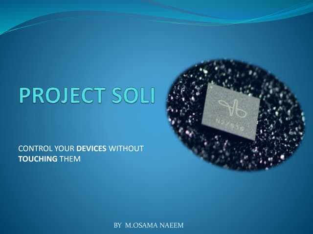 Project soli