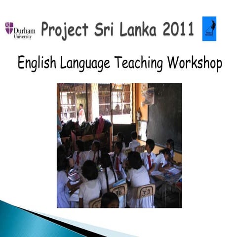 Project Sri Lanka ESL Teacher Training